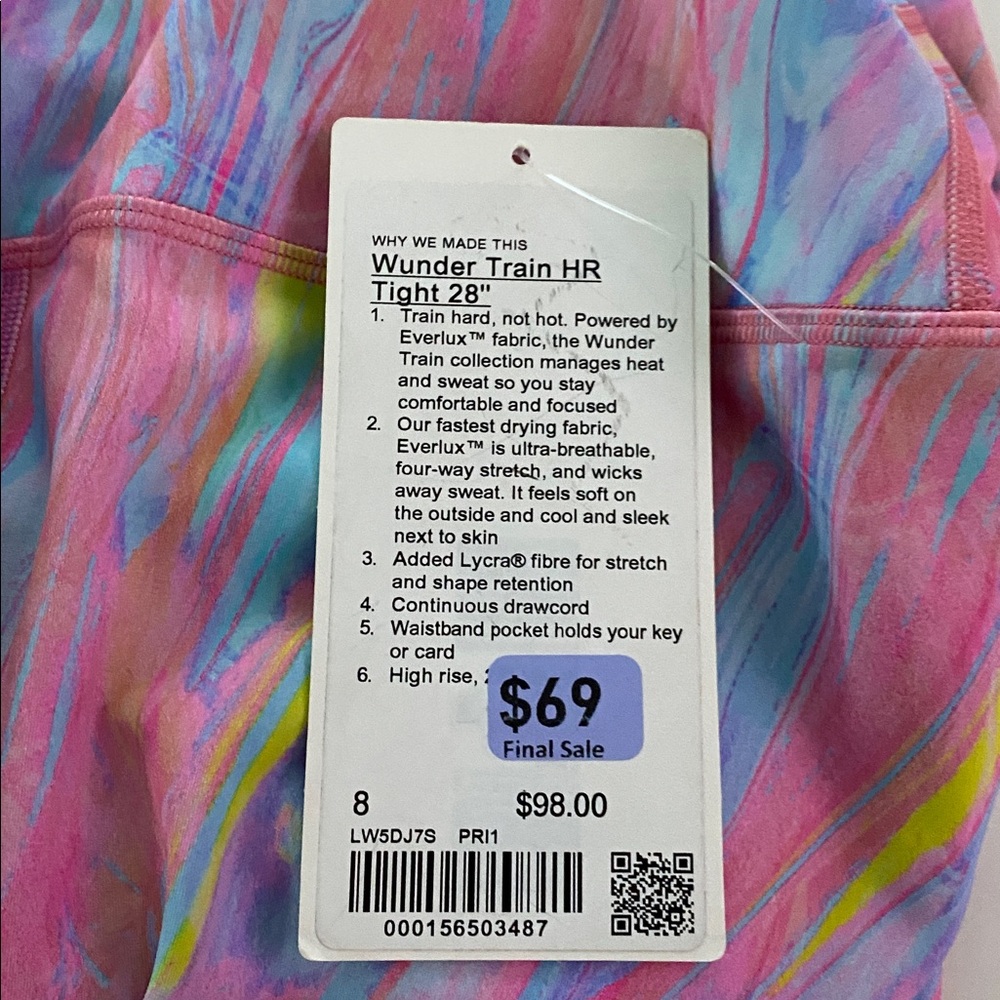 Lululemon - Wunder Train High Rise Tight 28” - NWT - Picture 7 of 7